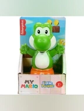 RARE Fisher-Price Little People Yoshi Figure NEW Nintendo Super Mario